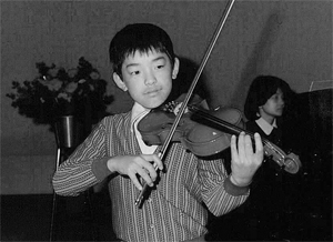 発表会で（小4ころ）